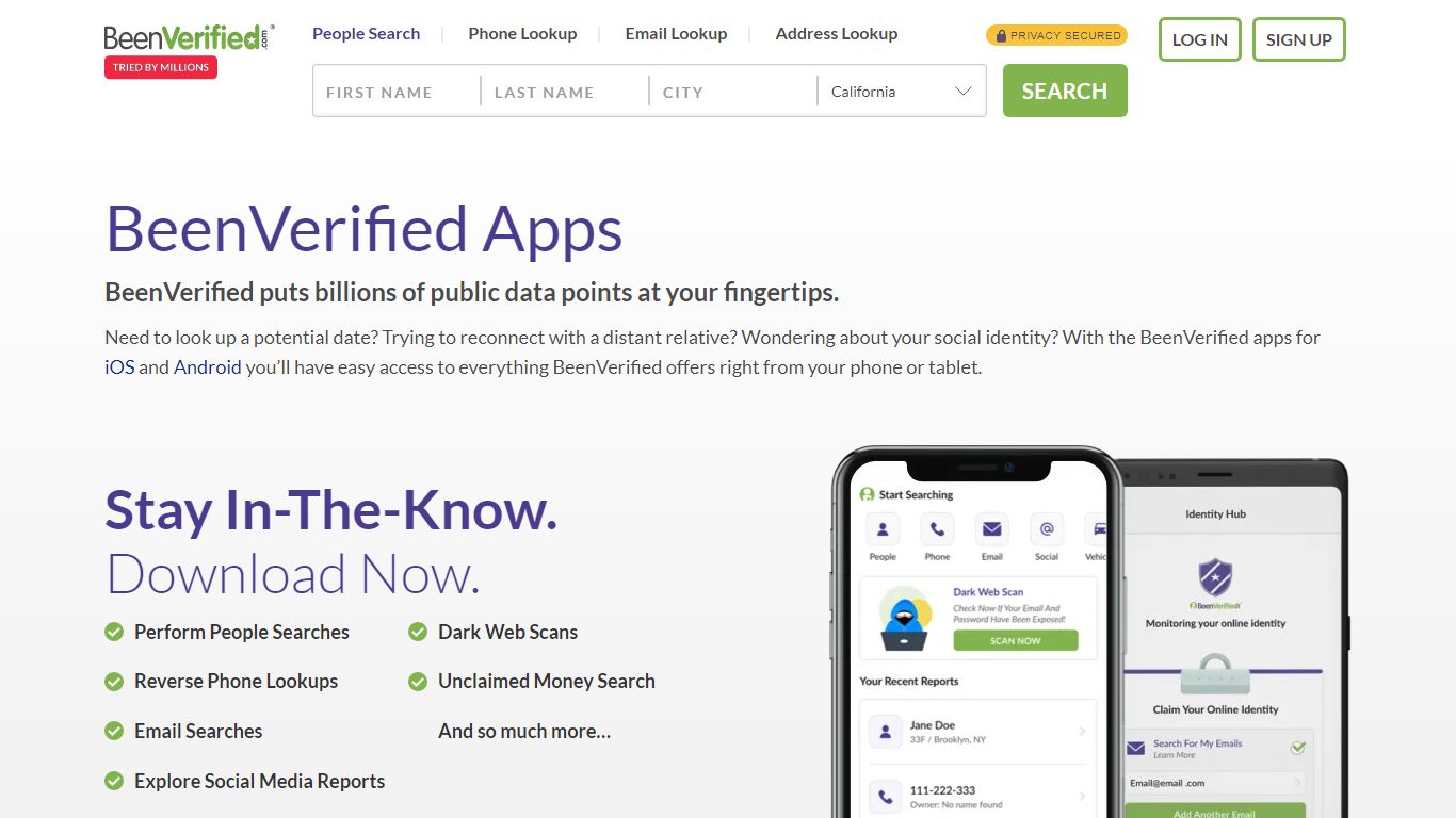 People Search Apps | BeenVerified